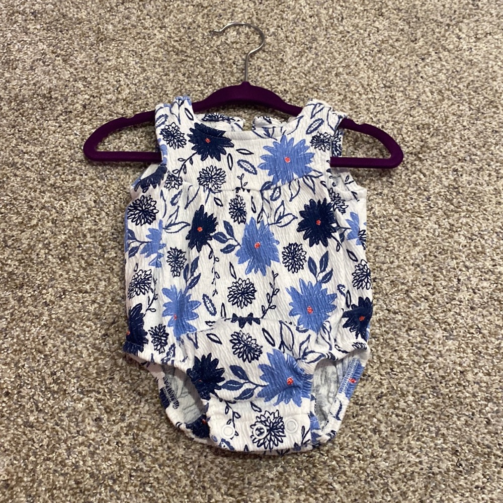 Carter’s 3 month girls blue floral romper